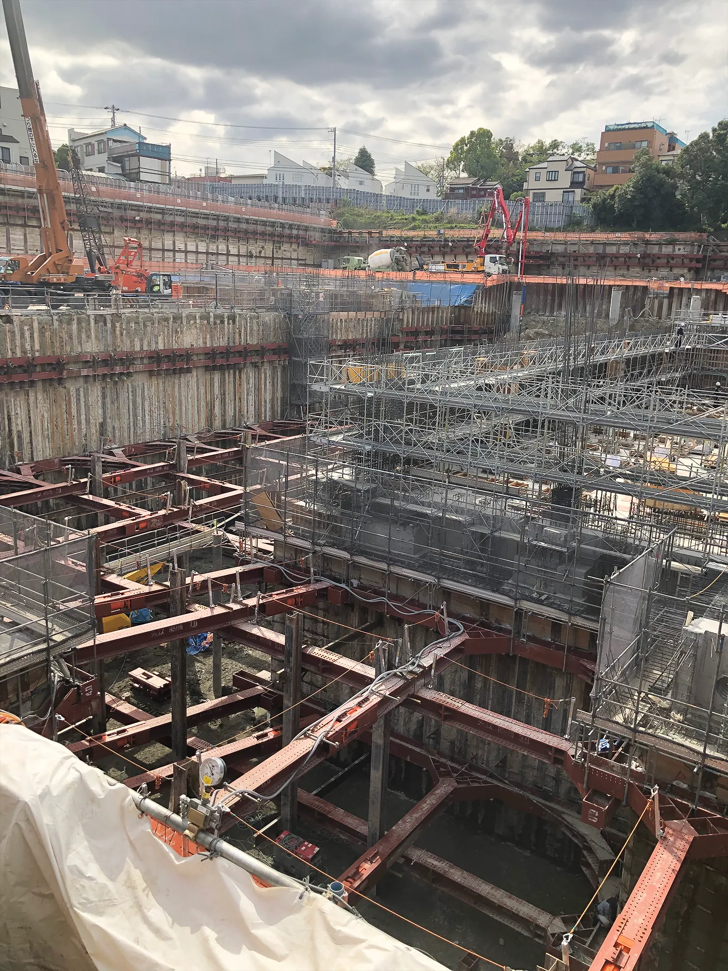 山留工事 施工事例